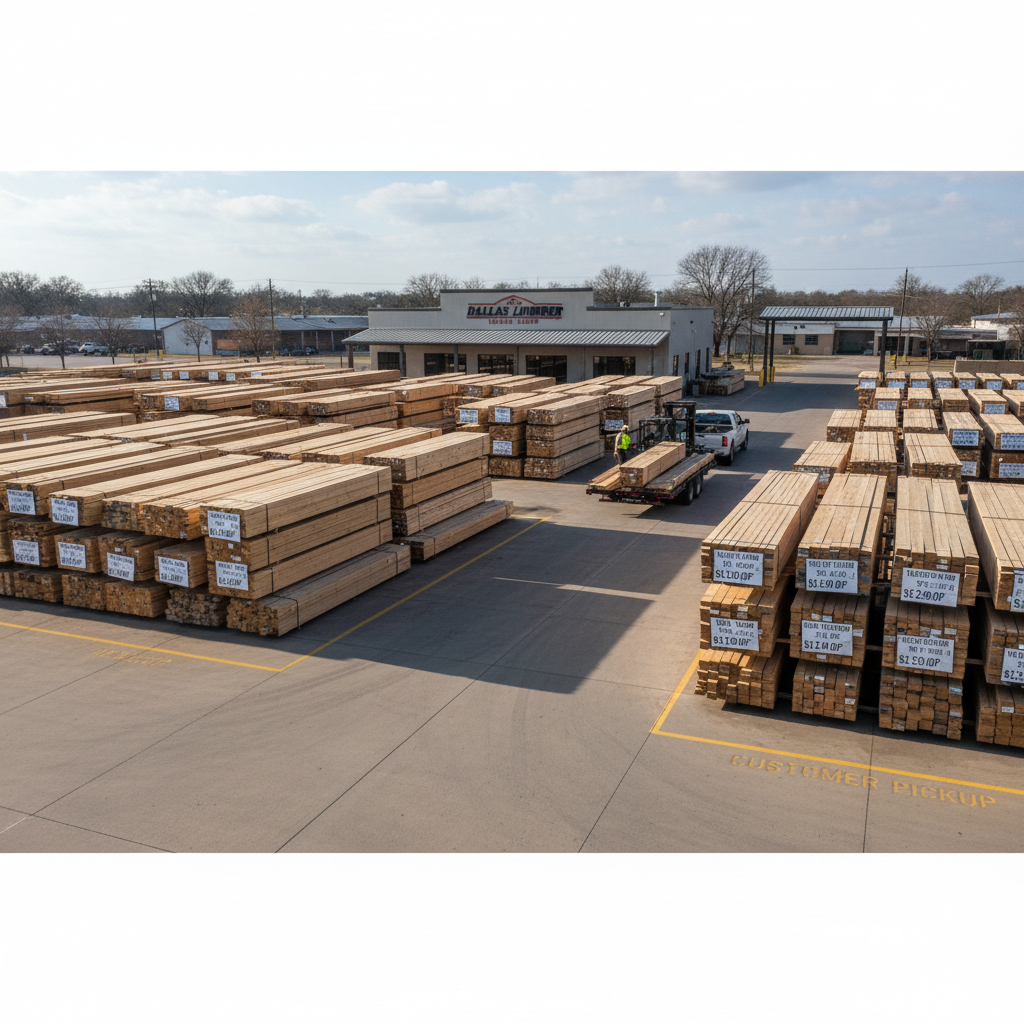 Dallas lumber pickup
