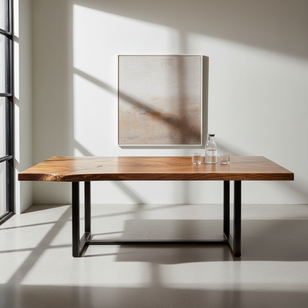 Post oak live edge table