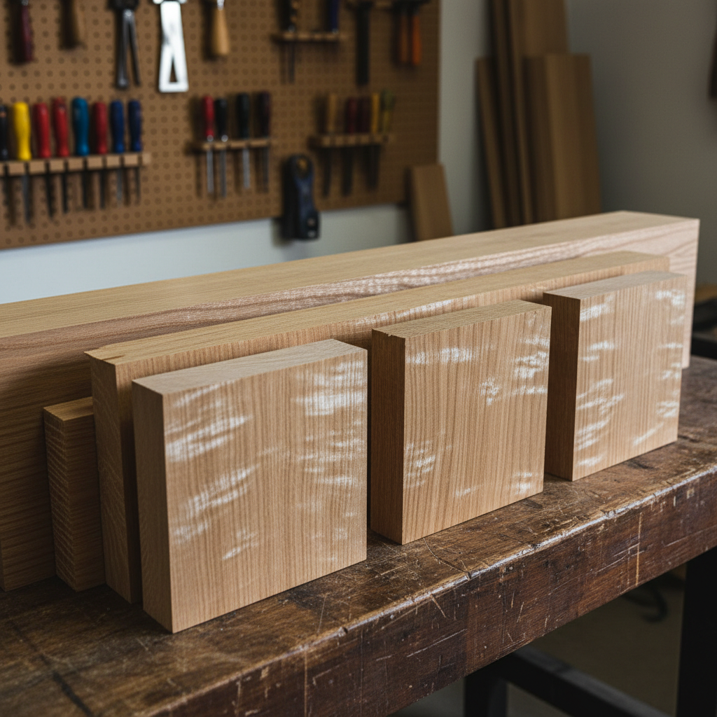 Quarter sawn oak slabs in Terrell
