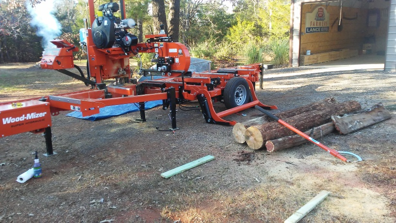 L2 Sawmill portable milling setup